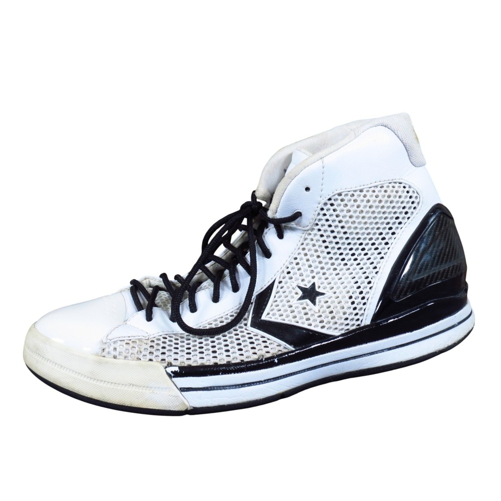 Converse Player Evo Mid Mens Basketball Shoes Size 9 Athletic White Black